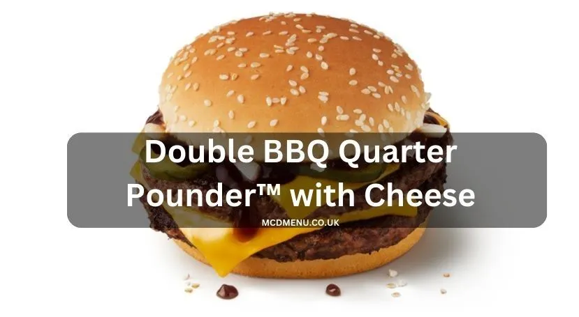 Double BBQ Quarter Pounder with Cheese 
