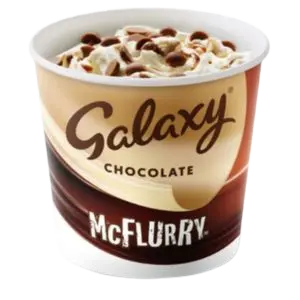 Galaxy Chocolate McFlurry – McDonald’s Menu