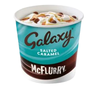 Galaxy Salted Caramel McFlurry –  McDonald’s Menu