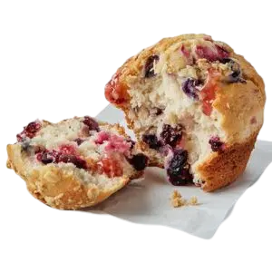 Mixed Berry Muffin Recipe, Nutrition