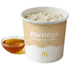 Porridge with Lyle's Golden Syrup