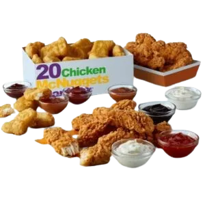The McDonald's chicken combo