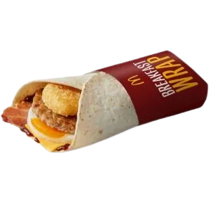 Breakfast Wrap with Brown Sauce