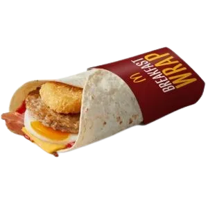 Breakfast Wrap with Ketchup